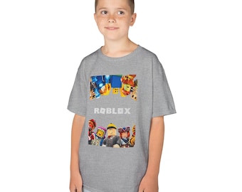 Roblox Inspired Characters Kids Tee | Gaming Graphic Shirt