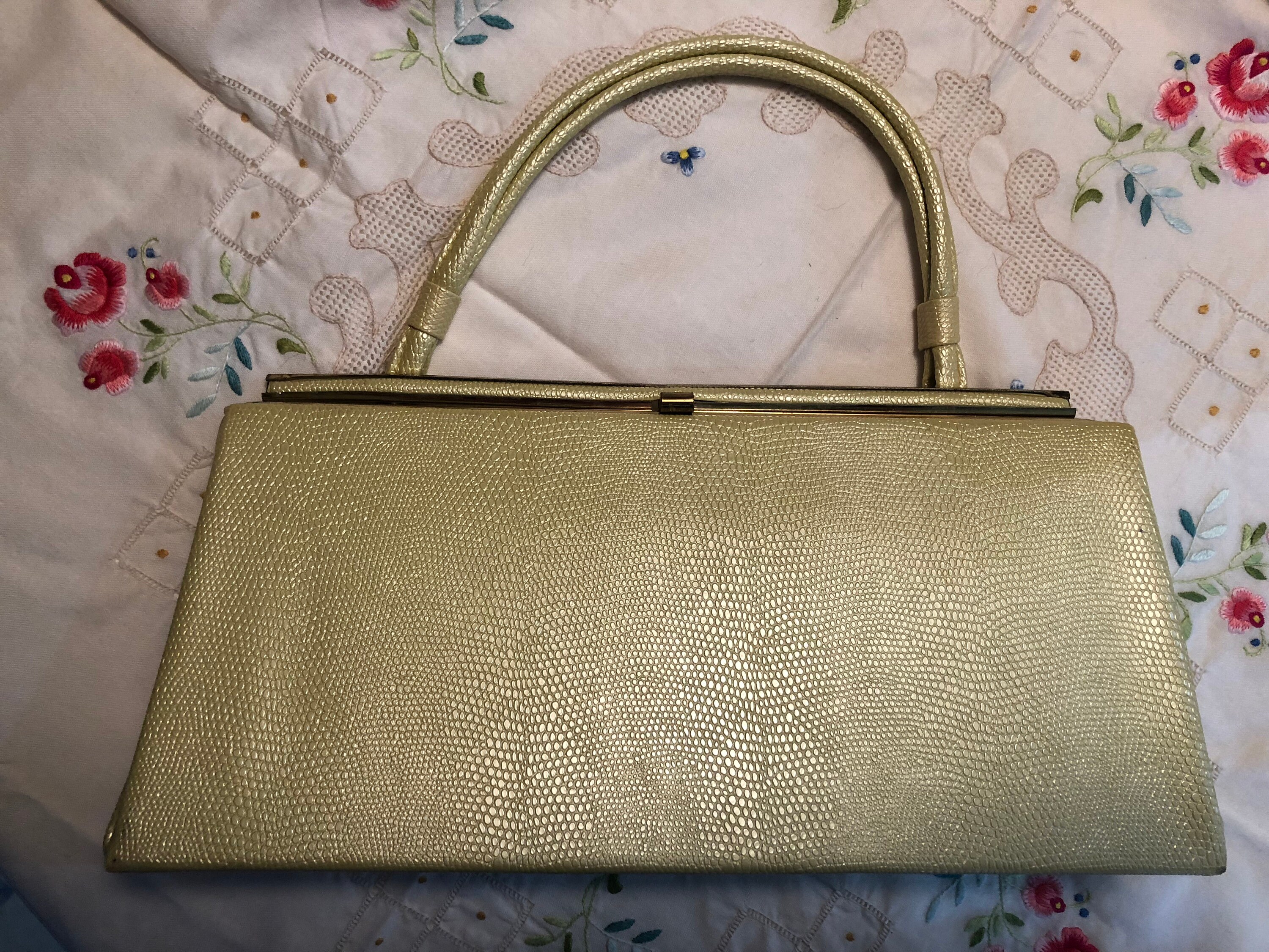 Vintage Light Gold Garay Purse