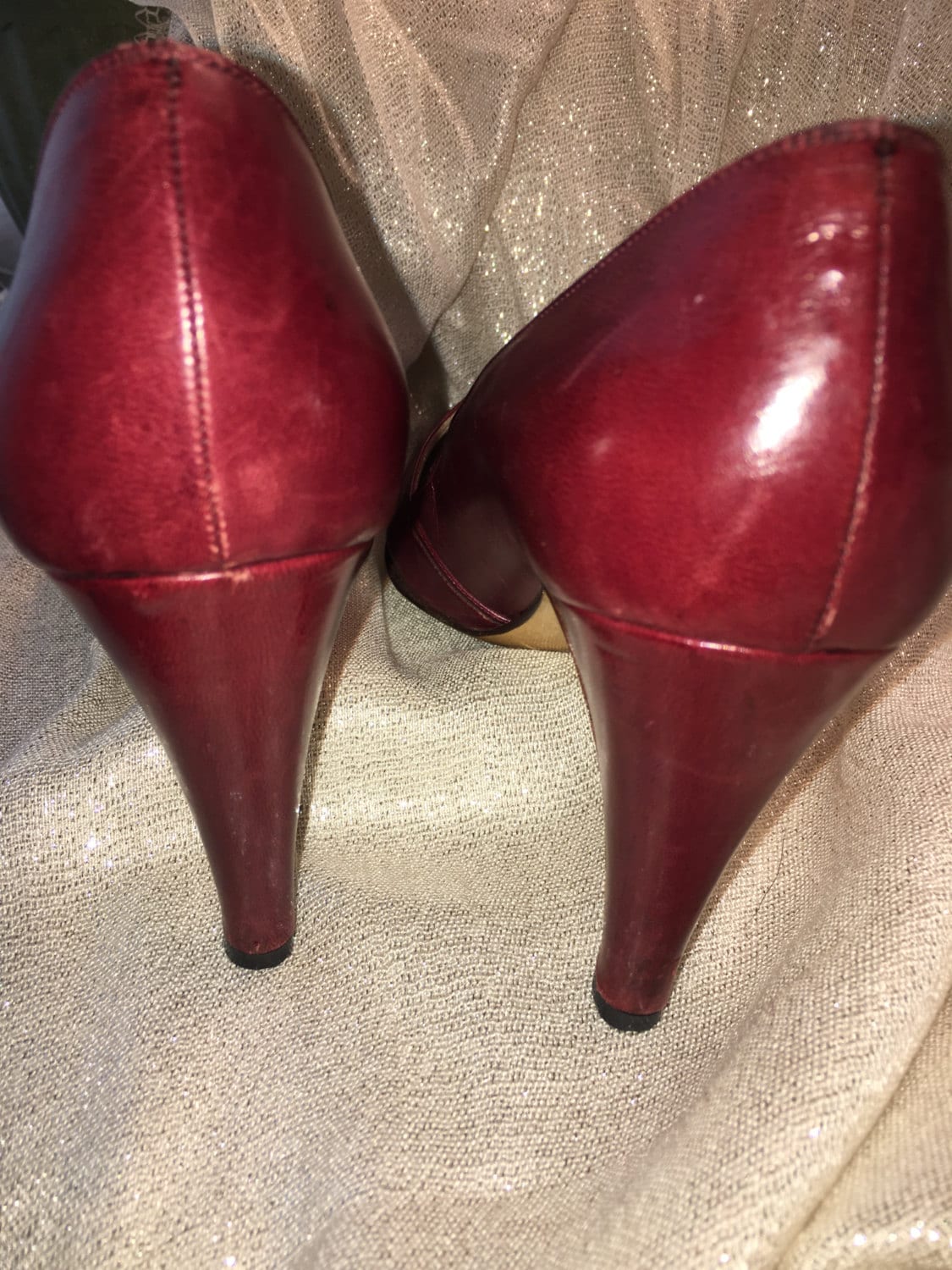 Vintage Bruno Magli Made in Italy Burgundy Pump Ladies - Etsy