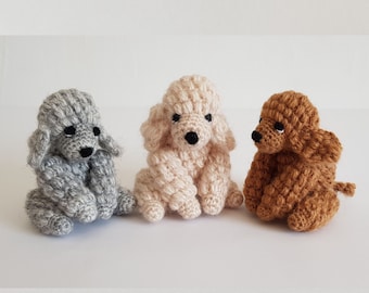 Crochet dog, Plushy puppy, Stuffed Animal Toy, Baby Shower Gift, Party favor, Amigurumi dog, Set of 3
