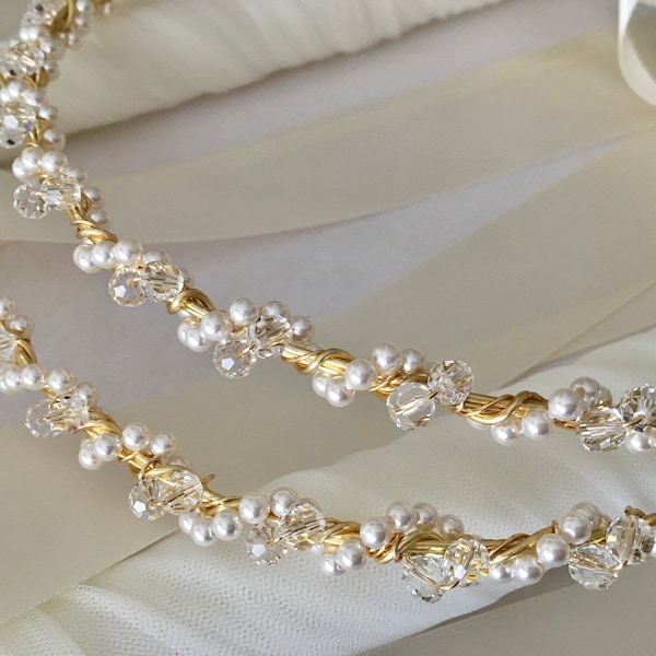 Orthodox Wedding Crowns-Stefana-wedding crowns-crystal stefana-pearl stephana-gold stefana-“Mrs. Smith”