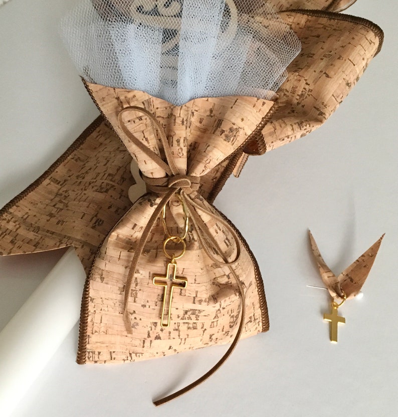 Cork Baptism candles for boyslambathesOrthodox Etsy