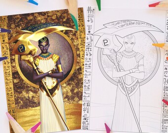 Download Reaper Coloring Book Etsy