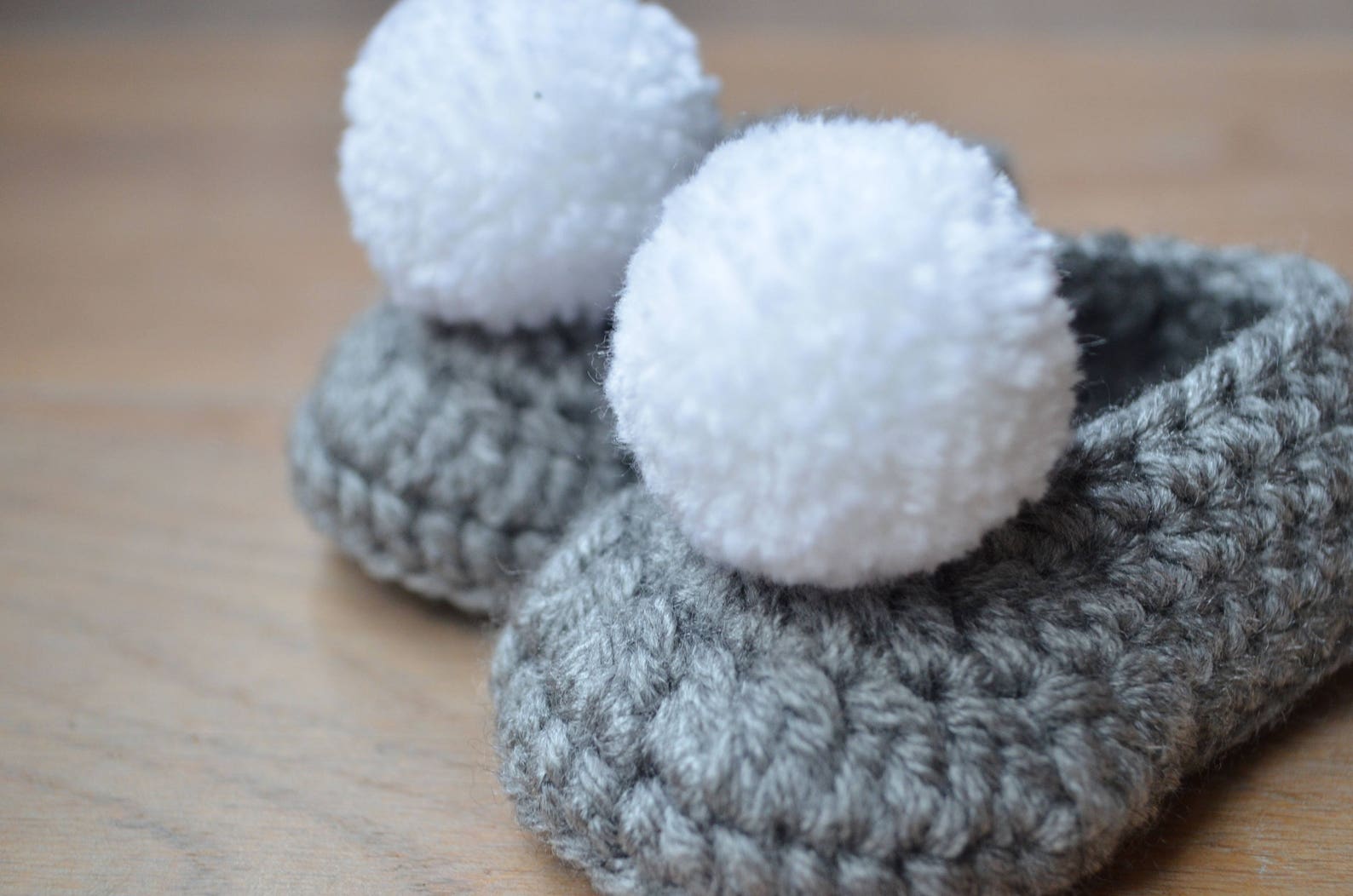 crochet ballerina - baby ballet shoes - crochet baby shoes with pompom- pregnancy announcement grandparents - gift baby -grey ne crochet ballerina - baby ballet shoes - crochet baby shoes with pompom- pregnancy announcement grandparents - gift baby -grey ne