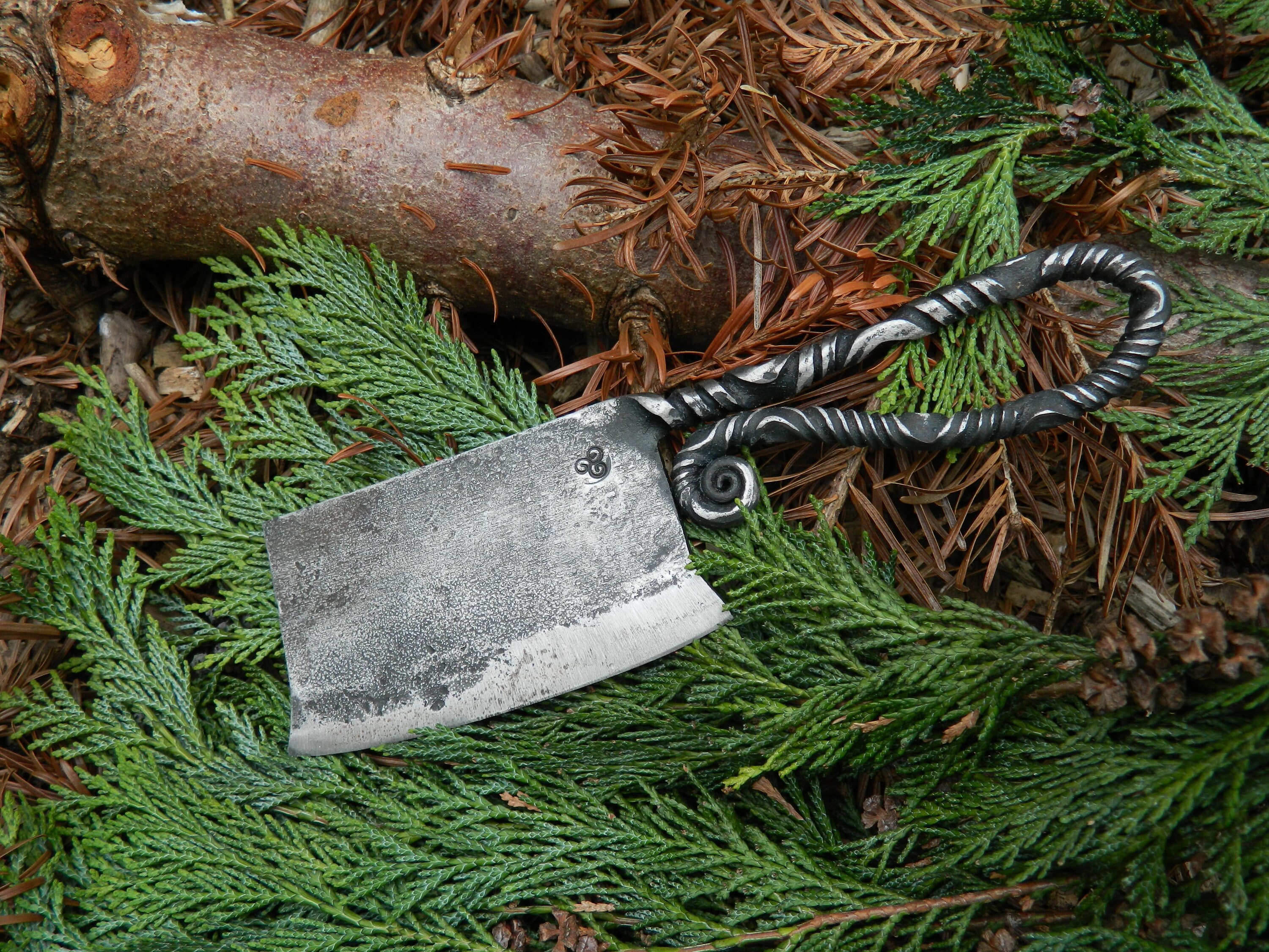 Hand Knife Herb Chopper Rustic Archaeology Inspired Etsy
