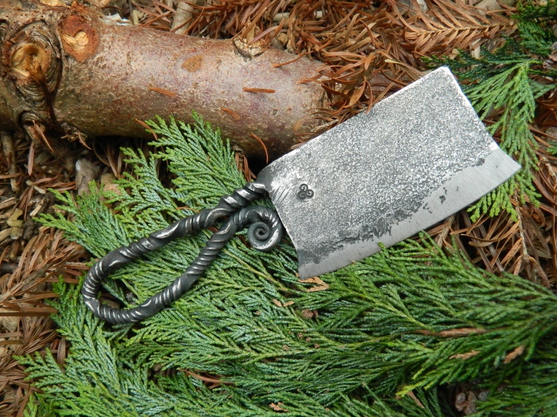 Hand Knife Herb Chopper Rustic Archaeology Inspired Etsy