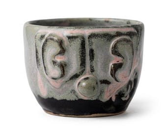 Not Cuphead Inspired Handmade Ceramic Cup | Hand Thrown Stoneware | One of a Kind Fan Art Pottery