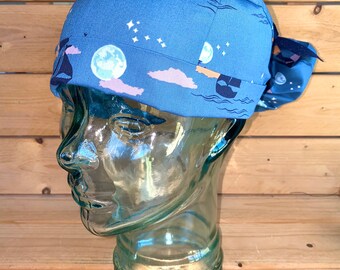 Scrub caps for women, scrub hat, scrub cap, pixie cap, ponytail cap ~ Never land night dreams