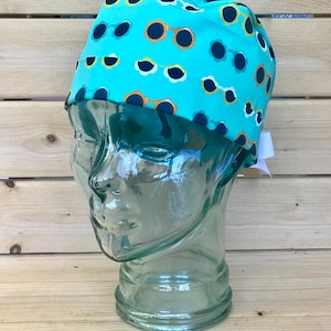 Scrub caps for women, scrub hat, scrub cap, pixie cap, ponytail cap ~ Sunglasses scrub hat ~ scrub hat eye doctor ~ eye surgery scrub hat