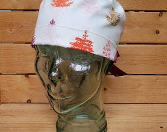 Christmas Tree Scrub Hat: Cotton Pixie Surgical Cap