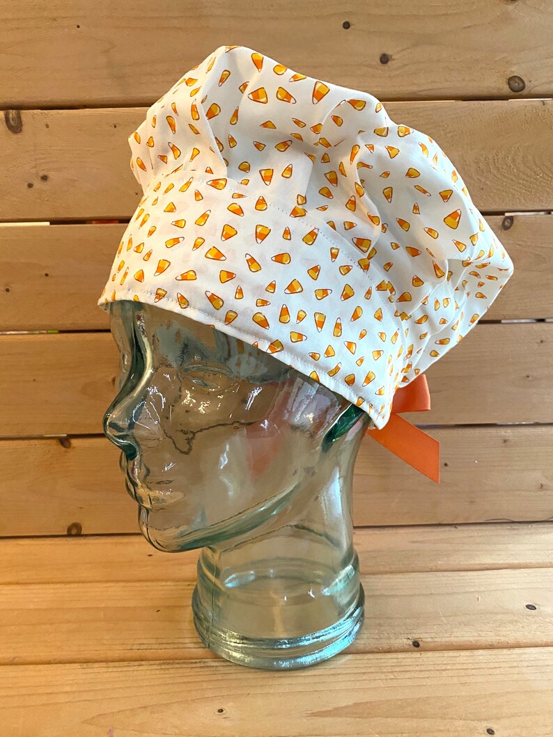 Candy Corn Crazy Halloween Scrub cap / Scrub hats / Etsy