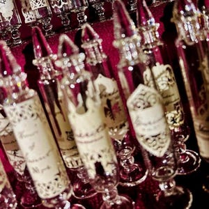 Hand Blown Glass Vial, handmade