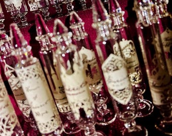 Hand Blown Glass Vial, handmade