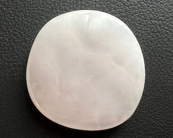 Mangano Calcita Palma Piedra - Mangano - Mangano Calcita - Calcita - Meditación - Piedra Rosa - Chakra del Corazón - Amor Universal -Espiritualidad-001