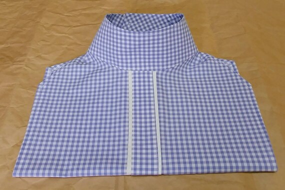 thumbnail image 2 of MWA&Co. English Hunt Seat Ratcatcher Show Bib - White Button Front Dickie, Equestrian Apparel 2 of 5