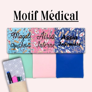 And hop in the pocket - Nurse pouch Magnetic pouch Personalized pouch Caregiver pouch Pencil pouch - MEDICAL PATTERN