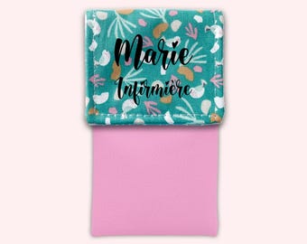 And just like that, it goes in your pocket - Nurse pouch, Magnetic pouch, Personalized pouch, Caregiver pouch, Pencil pouch - FLOWER