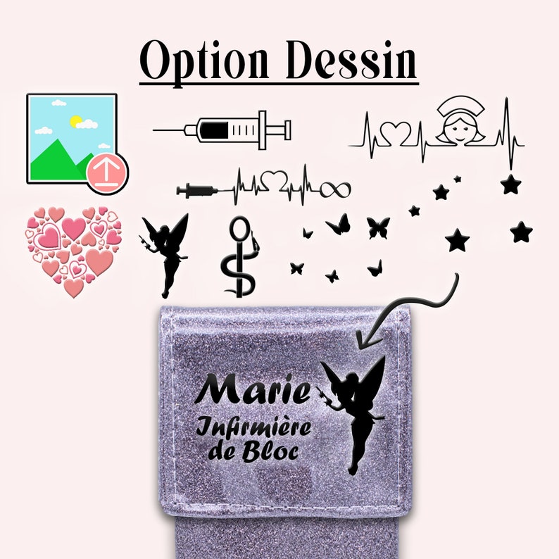 Option drawing for pocket pencils for nurse, doctor et hop in the pocket flamingos image 1