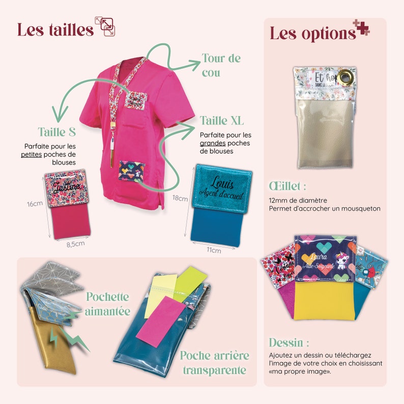 Nurse pocket pouch sprinkle imagem 2