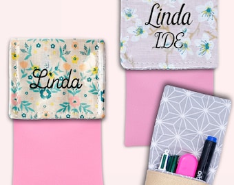 Y así de fácil, cabe en tu bolsillo: neceser para enfermera, neceser magnético, neceser personalizado, neceser para cuidadores, estuche para lápices - DISEÑOS FLORALES