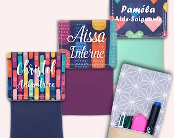 Y salta en el bolsillo - Bolsa de enfermera Bolsa magnética Bolsa personalizada Bolsa de cuidador Bolsa de lápices - PATRÓN DE VENDA