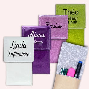 E salta in tasca - Marsupio per infermiere Marsupio magnetico Marsupio personalizzato Marsupio per badanti Astuccio per matite - PAILLETTES SEMPLICI