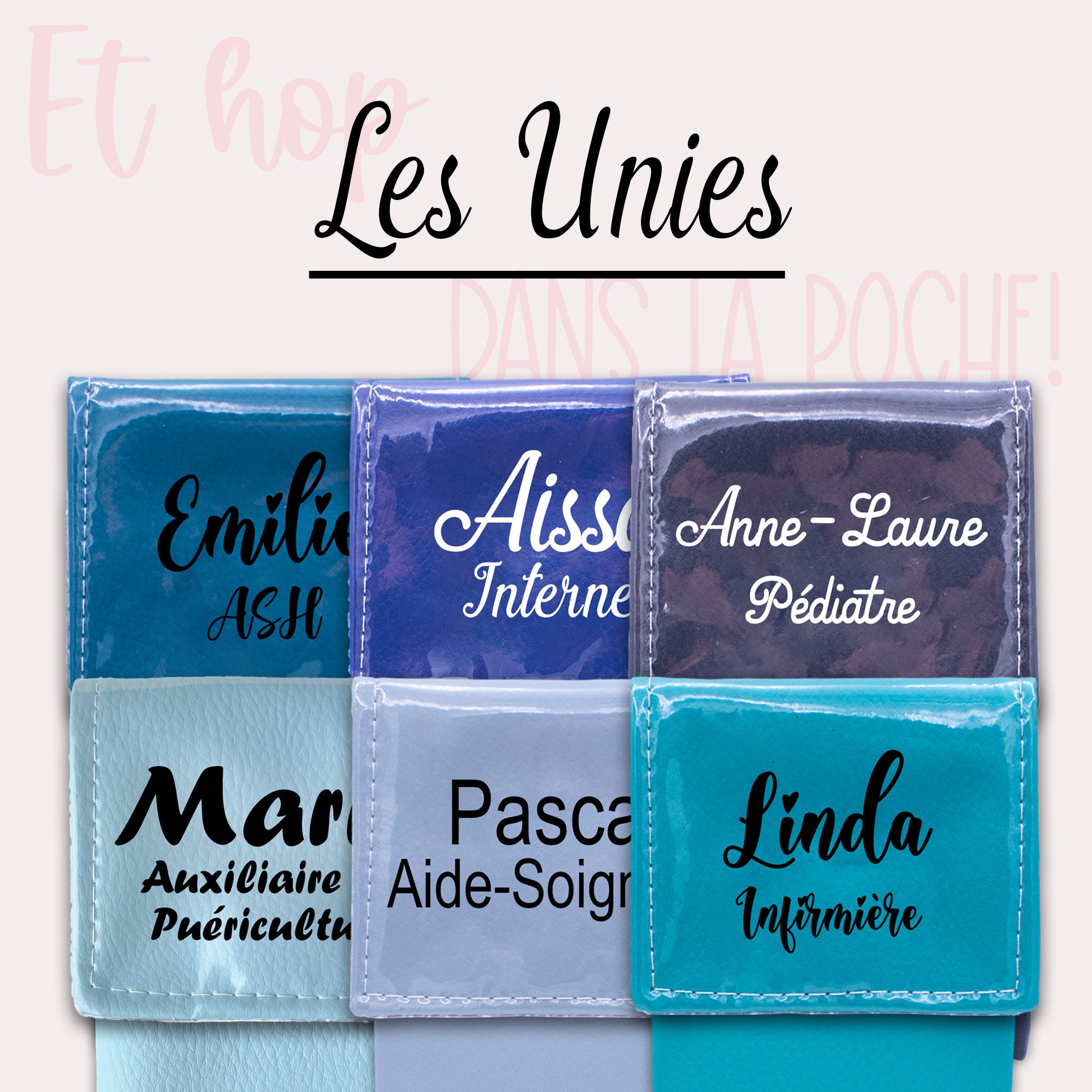 Et hop dans la poche Pochette infirmière Pochette aimantée