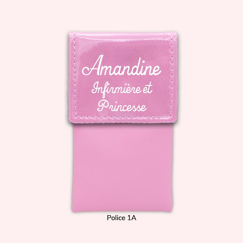 Et hop dans la poche Pochette infirmière Pochette aimantée Pochette personnalisée Pochette soignant Pochette à crayons UNIES image 8