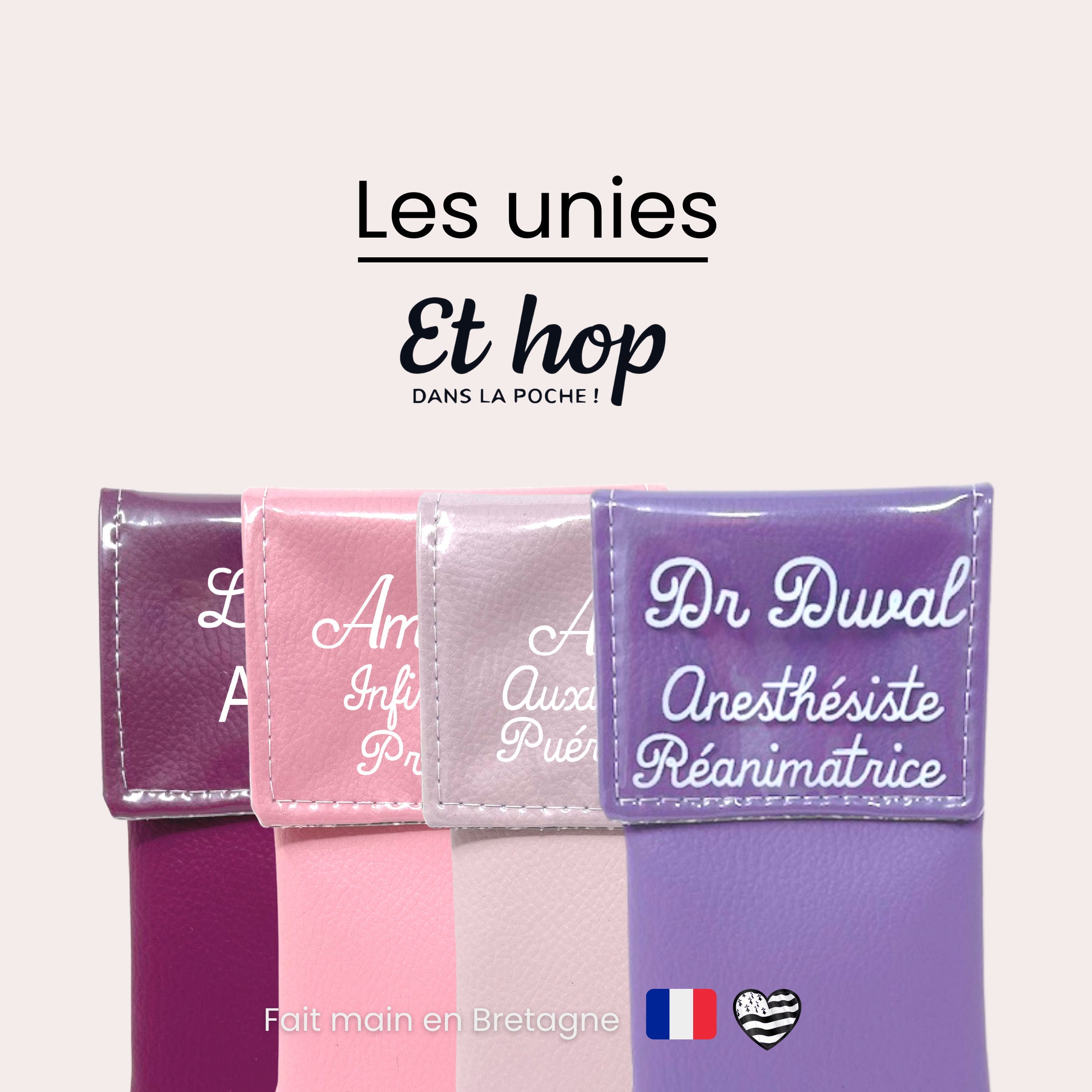 Et hop dans la poche Pochette infirmière Pochette aimantée Etsy France