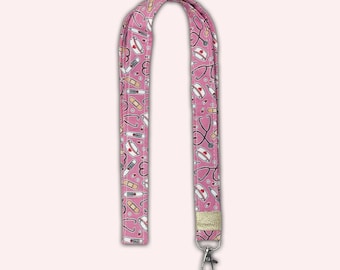 And hop Around the neck! - Wrist strap Neck strap Nurse key ring - And hop in the pocket! - MEDICAL FUCHSIA