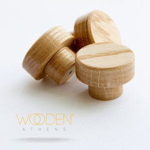 GANCHOS DE PARED // Round Oak, de WoodenAthens Cuélgalo imagen 4