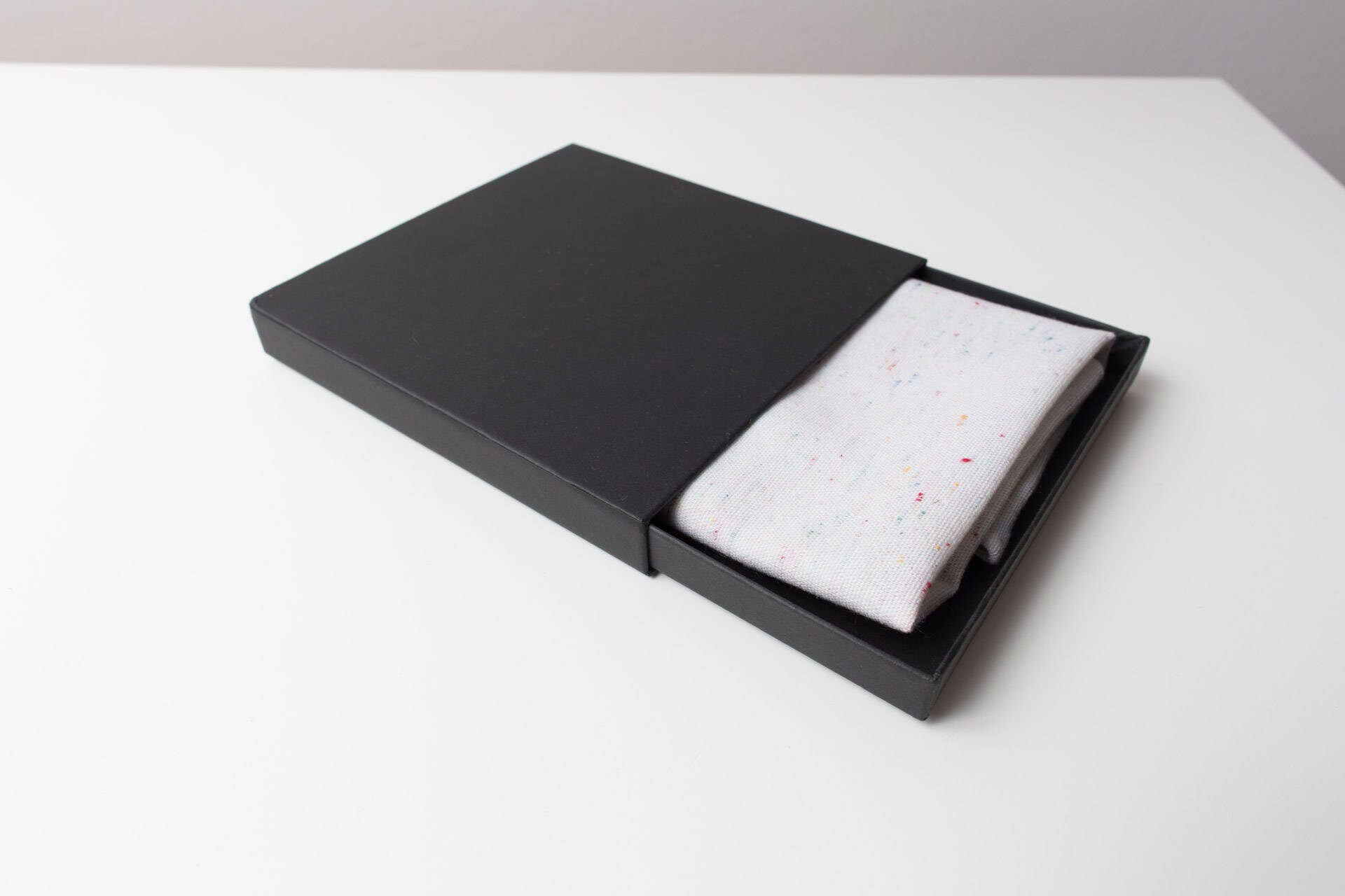White Cotton Linen Pocket Square | Men's Gift | Birthday or Christmas ...