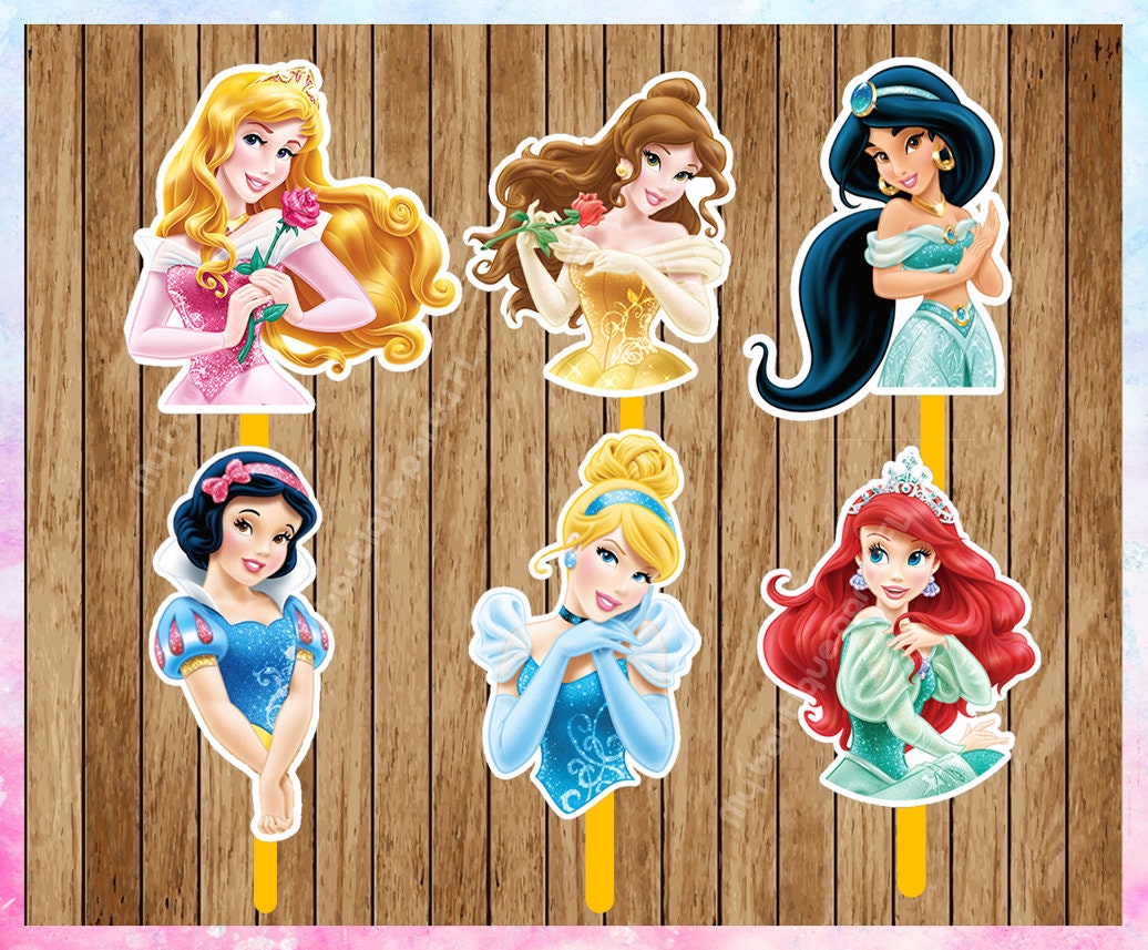 Princess Cupcake Toppers, Classic Princess's Cupcake Toppers, Printable Party Favors, PRINTABLE Instant Download - Etsy princess-cupcake-toppers-classic-princess-s-cupcake-toppers-printable-party-favors-printable-instant-download-etsy