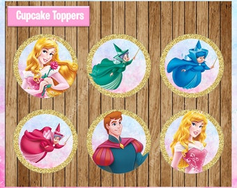 Princess Belle Toppers Instant Download Printable Disney | Etsy