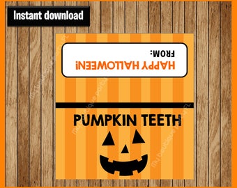 Halloween Treat Bags - Halloween Bag Toppers - Halloween Birthday Bag ...