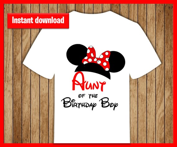 mickey mouse aunt shirt