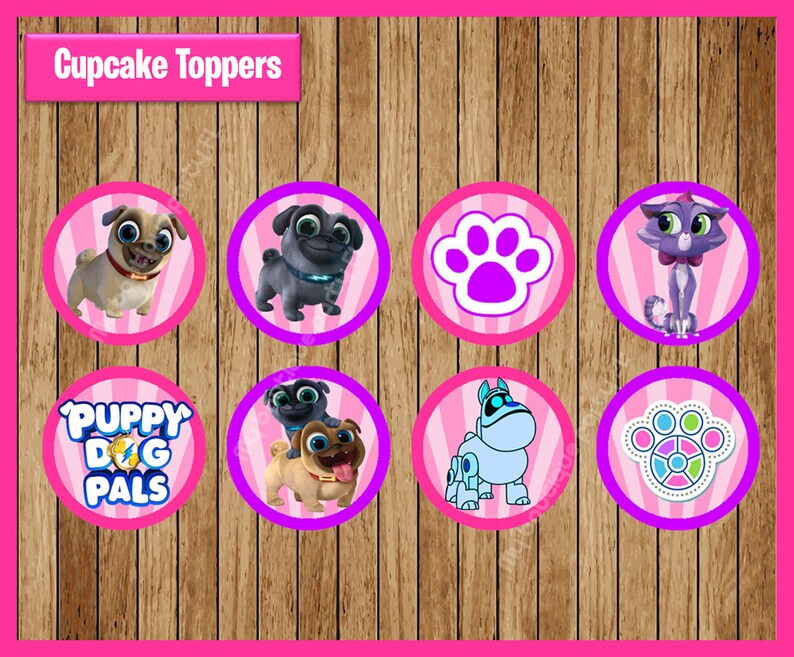 Puppy Dog Pals Toppers Instant Download Printable Puppy Dog - Etsy