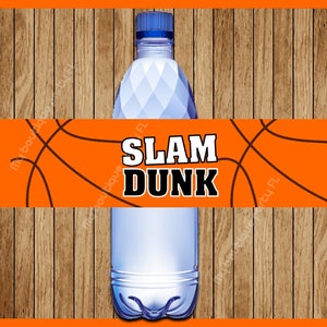 Basketball Water Labels Instant Download, Basketball Water Bottle ...