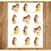 Princess Belle Cupcake Toppers, Beauty &amp; the Beast Cupcake Toppers ...