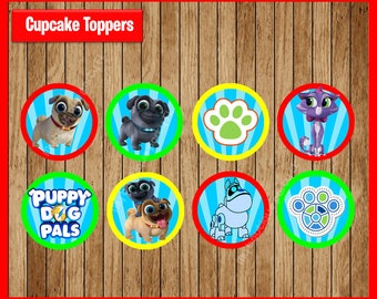 Puppy Dog Pals Toppers Instant Download , Puppy Dog Pals Cupcakes ...