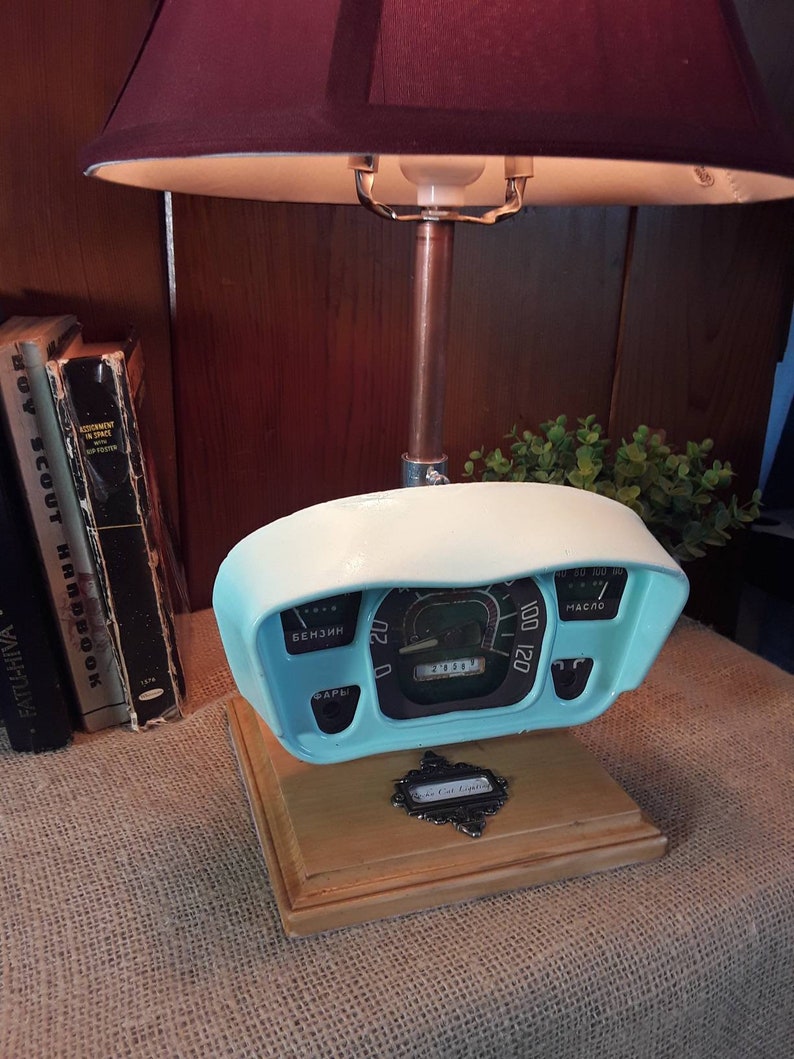 Soviet Russia Zaz Automotive Lamp Retro Funky Industrial Etsy