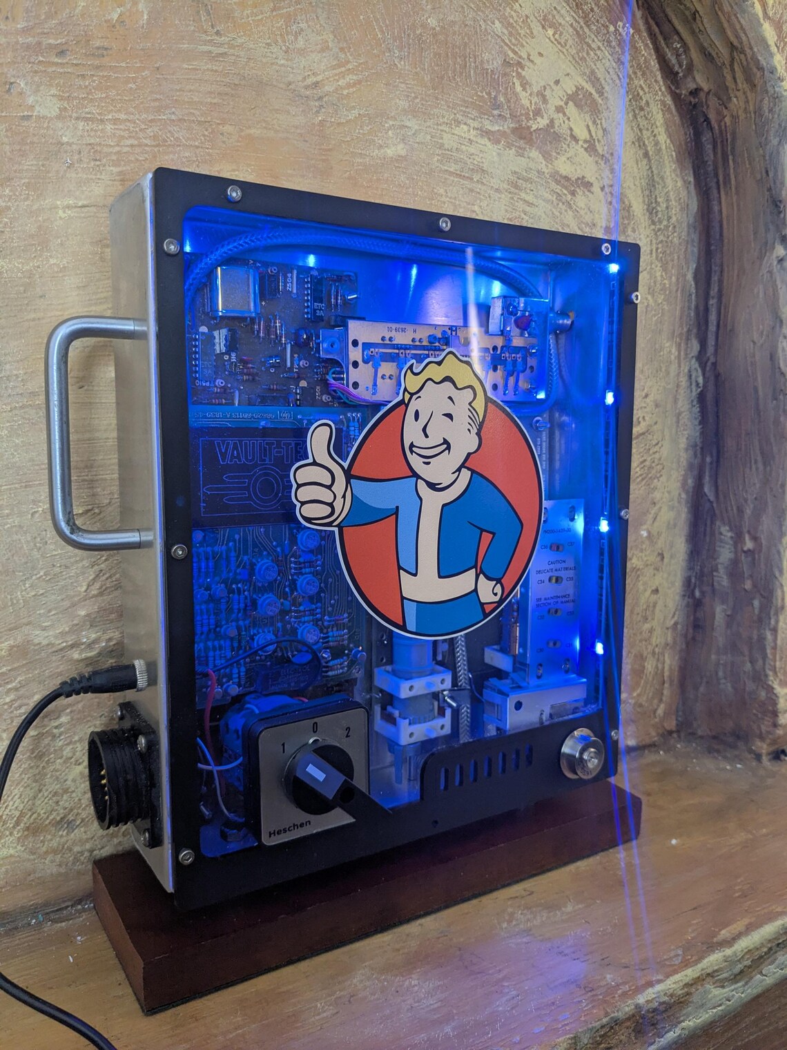 Lighted Fallout Vault-tec Control Panel, Man Cave Bar Display, Cosplay ...