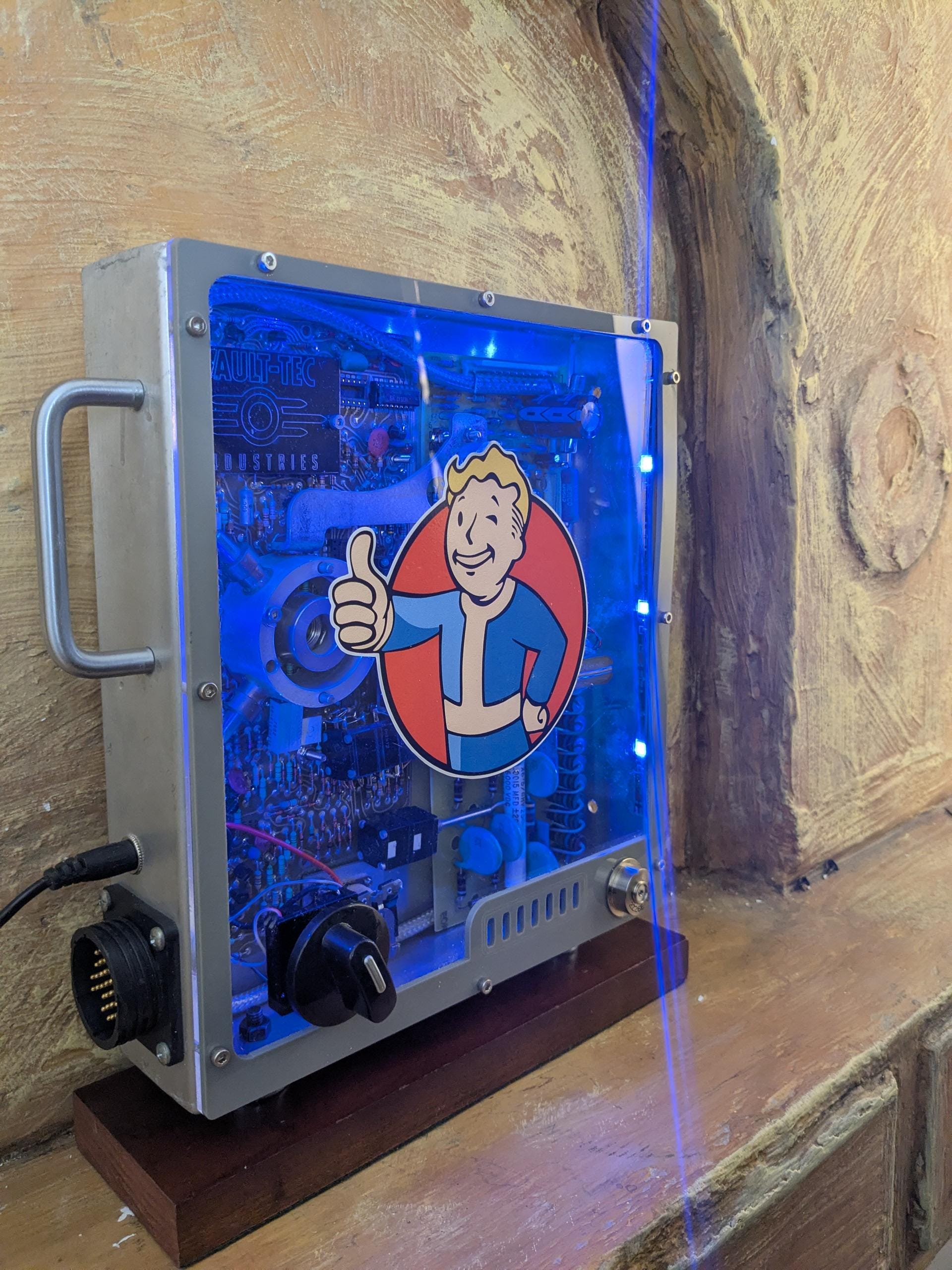 Lighted Fallout Vault-tec Control Panel, Fan Art Display, Man Cave ...