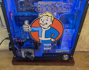 Lighted Fallout Vault-Tec Control Panel, Man Cave Bar Display, Cosplay Prop