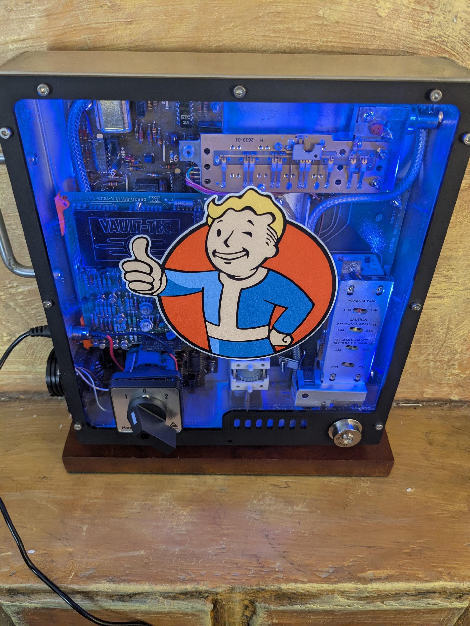 Lighted Fallout Vault-tec Control Panel, Man Cave Bar Display, Cosplay ...
