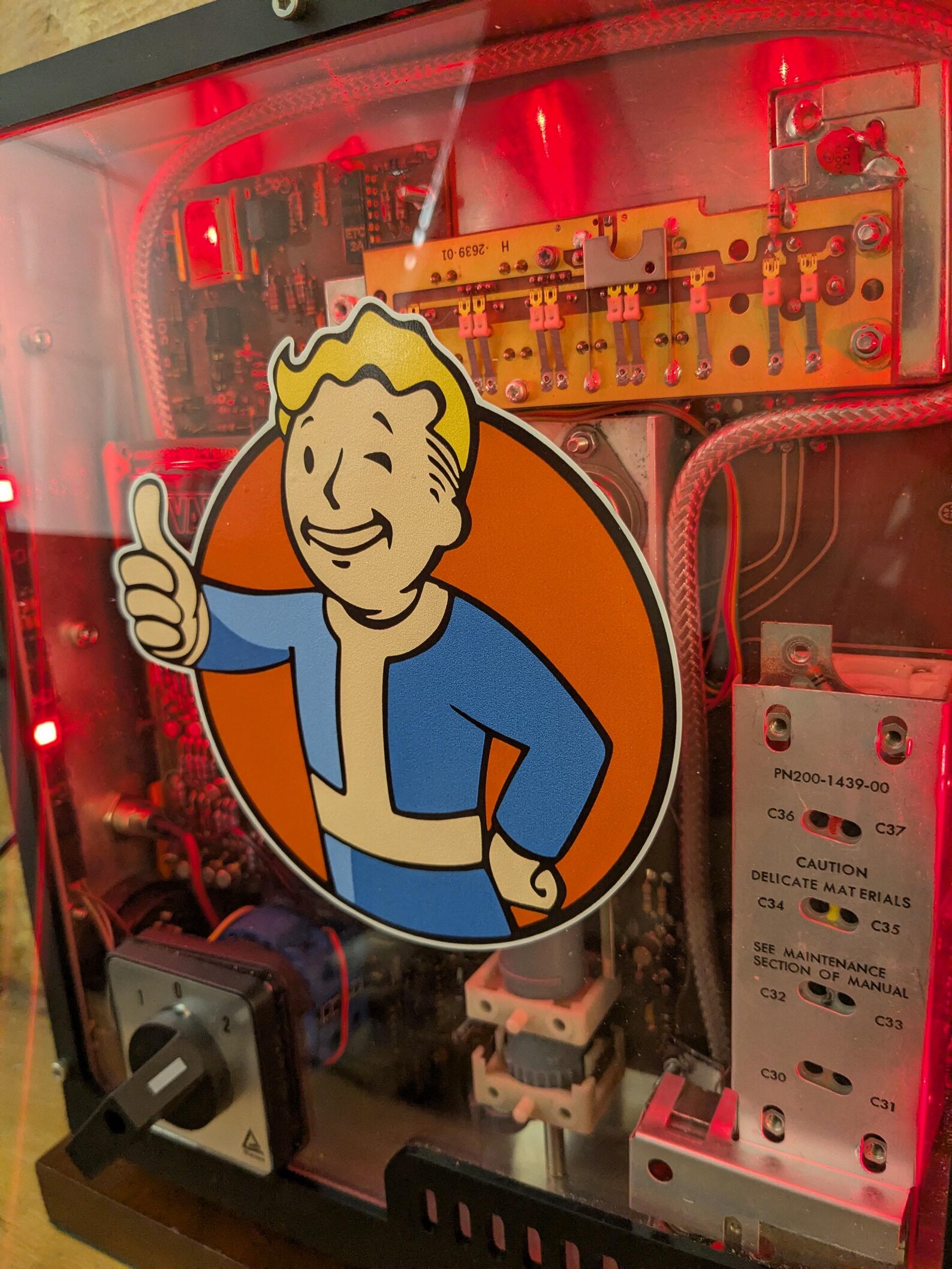 Lighted Fallout Vault-tec Control Panel, Man Cave Bar Display, Cosplay ...