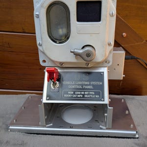 US Tank Crew Compartment Light Display Two Color Lamp. Military Gift For Veterans.