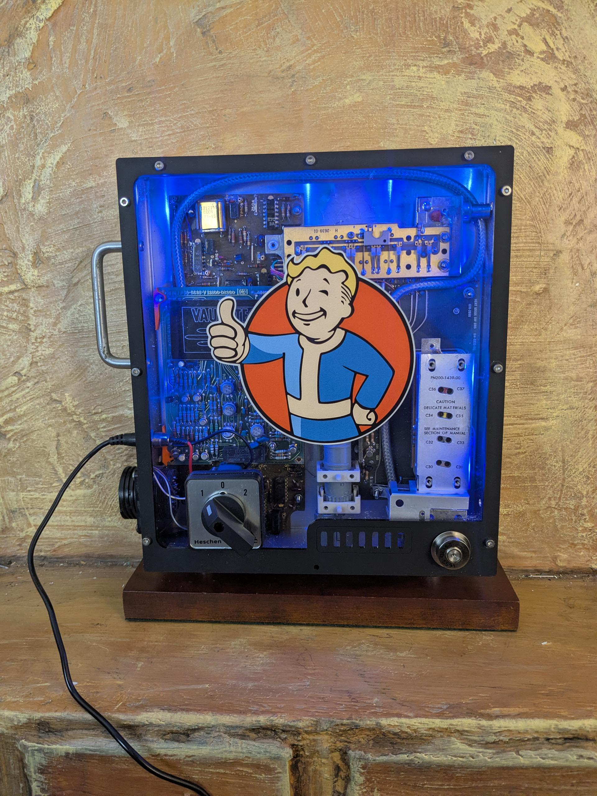 Lighted Fallout Vault-tec Control Panel, Man Cave Bar Display, Cosplay ...