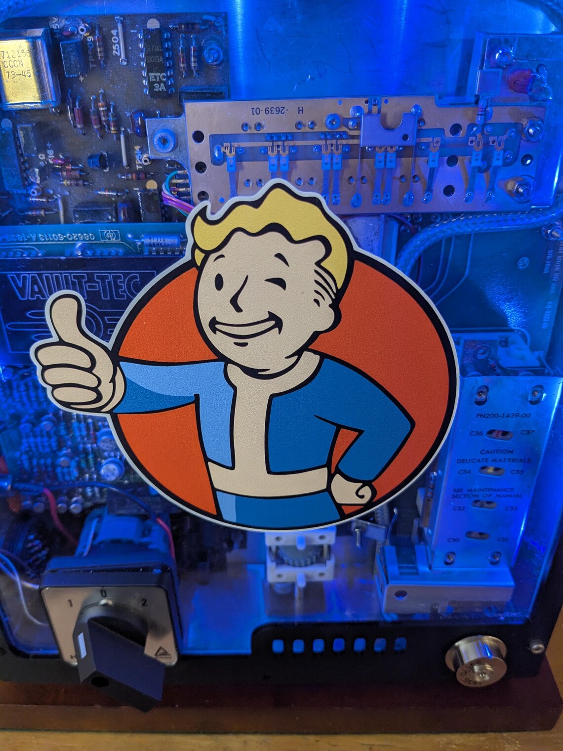 Lighted Fallout Vault-tec Control Panel, Man Cave Bar Display, Cosplay ...