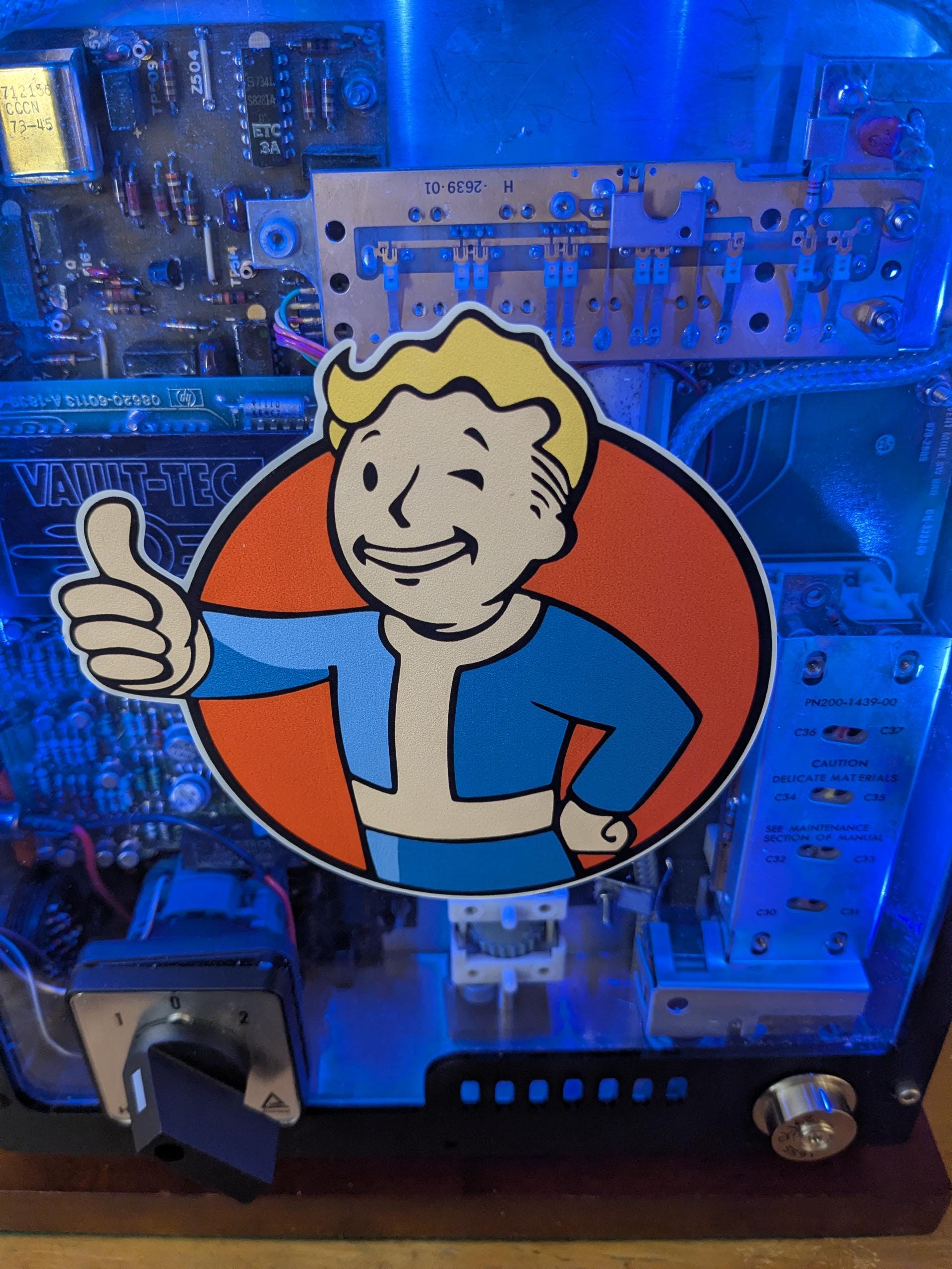 Lighted Fallout Vault-tec Control Panel, Man Cave Bar Display, Cosplay ...